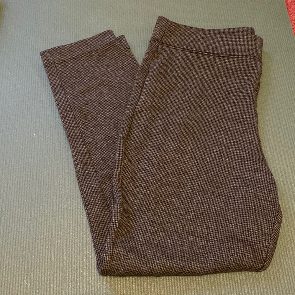 Croft & Barrow yoga dress pants size medium short houndstooth